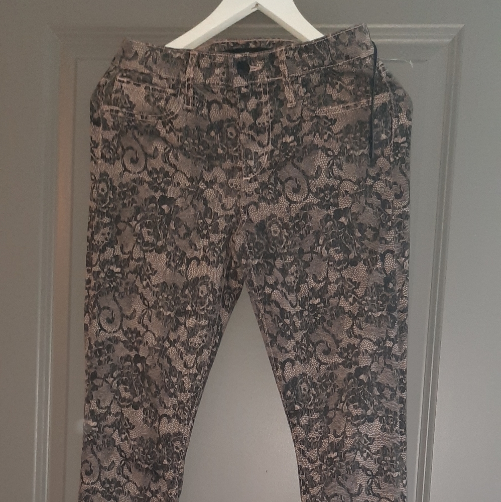 chantilly lace print joe skinny jeans